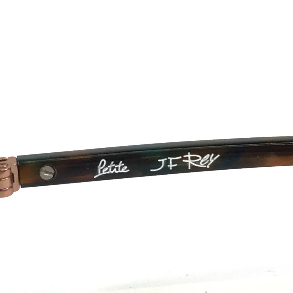 J.F. Rey Petite Eyeglasses Frames PM070 2505 Matte Blue Rose Gold 47-18-140